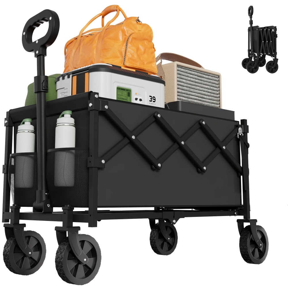 Outdoor Camping Trolley - Складная садовая тележка с грузоподъемностью 360
