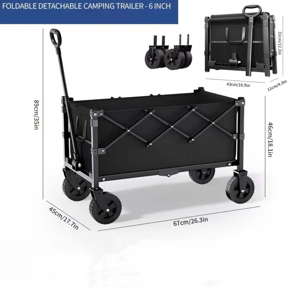 Складная садовая тележка с гру – обзор и цена Outdoor Camping Trolley