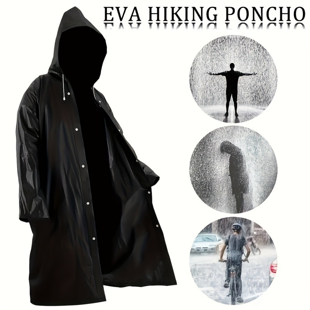 Дождевик унисекс для взрослых- – обзор и цена Camping Rain Poncho